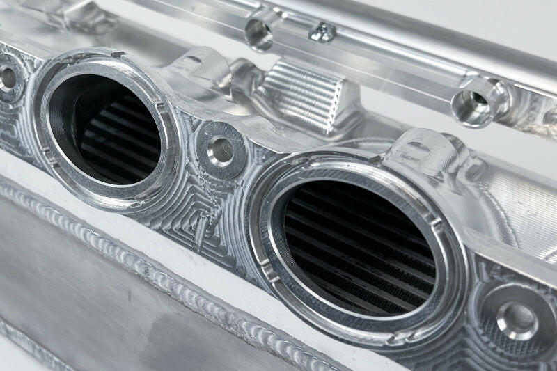 CSF Gen 2 B58 Race X Charge-Air-Cooler Manifold - Raw Billet Aluminum Finish Intercoolers CSF