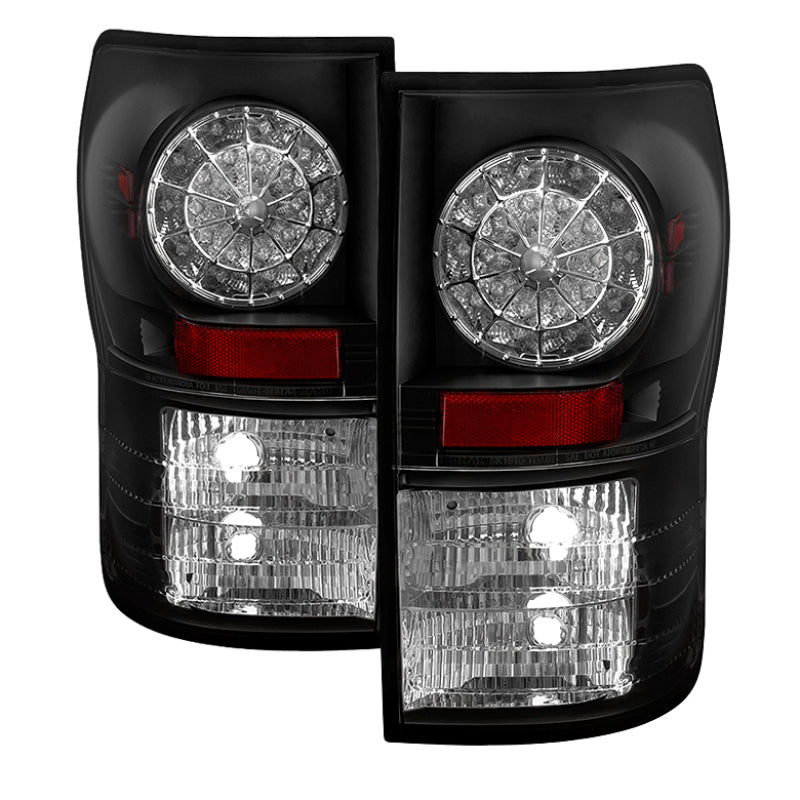 Spyder Toyota Tundra 07-13 LED Tail lights Black ALT-YD-TTU07-LED-BK Tail Lights SPYDER