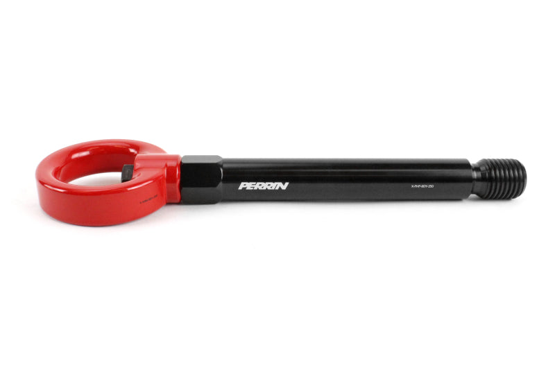 PERRIN 17-21 Honda Civic Si/Type R/Touring/Hatchback Tow Hook Kit Rear - Red Tow Hooks Perrin Performance