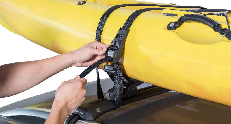 Rhino-Rack Rapid Tie Down Straps - 3.5m/11.5ft - Pair - Black Cargo Tie-Downs Rhino-Rack