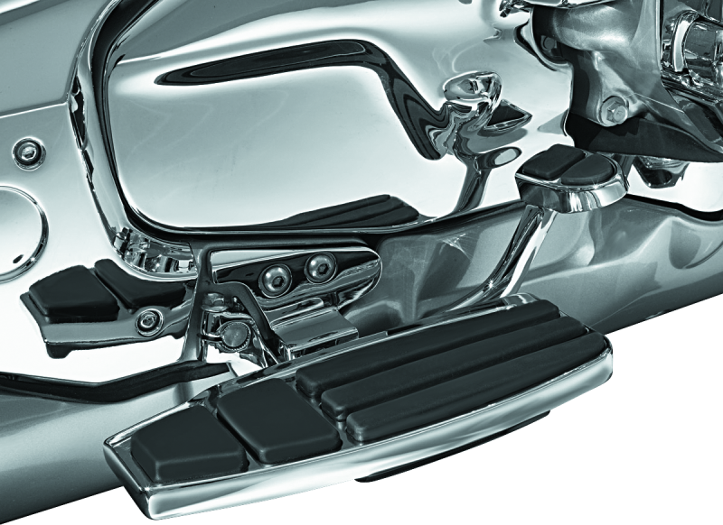 Kuryakyn Driver Floorboard Kit 01-17 GL1800 Chrome Footpegs Kuryakyn