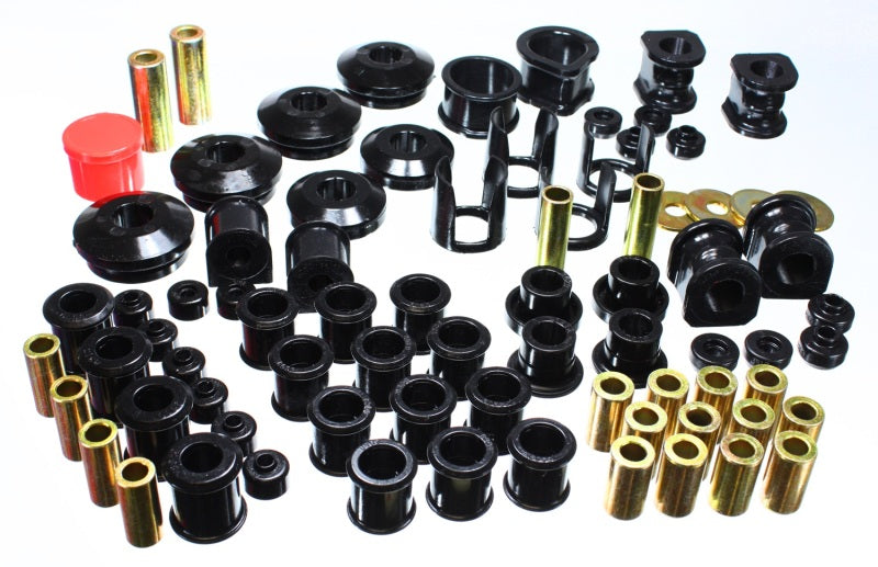 Energy Suspension 89-94 Nissan 240SX (S13) Black Hyper-Flex Master Bushing Set Bushings - Full Vehicle Kits Energy Suspension