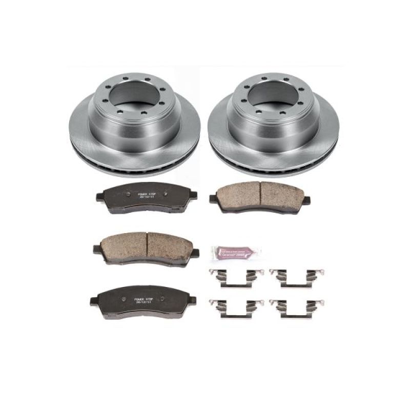 Power Stop 99-04 Ford F-350 Super Duty Rear Autospecialty Brake Kit Brake Kits - OE PowerStop