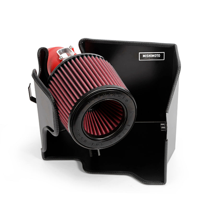 Mishimoto 14-16 Mini Cooper S 2.0L Performance Air Intake Kit - Wrinkle Red Cold Air Intakes Mishimoto