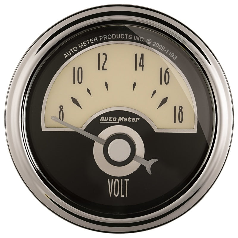 AutoMeter Gauge Voltmeter 2-1/16in. 18V Elec Cruiser Ad Gauges AutoMeter