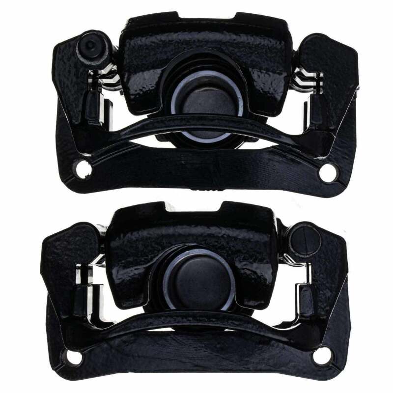 Power Stop 08-15 Toyota Sequoia Rear Black Caliper - Pair w/Bracket Brake Calipers - Perf PowerStop