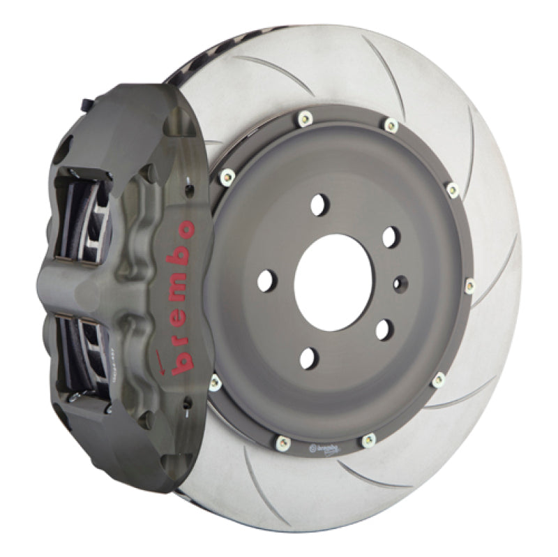 Brembo 14-15 Chevy Camaro Z28 PISTA Rear Race BBK 2pc 355x32x53a 2pc Rotor T3 Brake Kits - Performance Slot Brembo