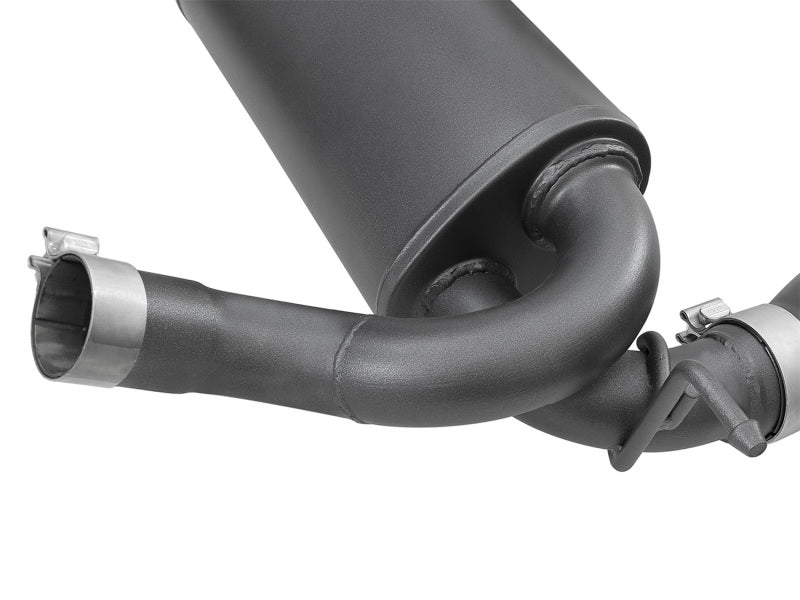aFe Rebel Series 2.5in 409 SS Axle-Back Exhaust w/ Black Tips 2007+ Jeep Wrangler (JK) V6 3.6L/3.8L Axle Back aFe