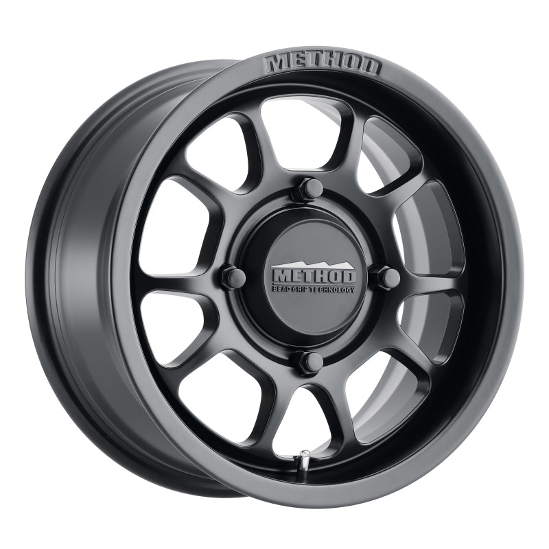 Method MR409 Bead Grip 15x7 / 5+2/38mm Offset / 4x136 / 106.25mm CB Matte Black Wheel Wheels - Cast Method Wheels