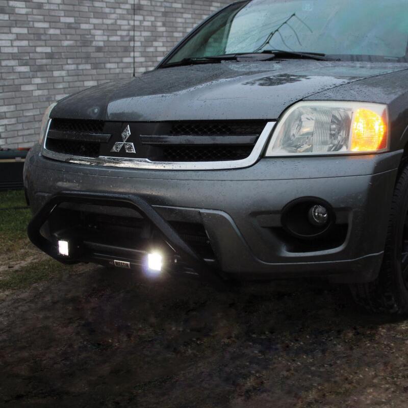 Westin Safari Light Bar Universal (11.5in mounting depth) - Black Bull Bars Westin