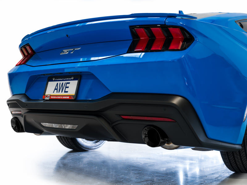 AWE Tuning 2024 Ford Mustang GT Fastback S650 RWD Touring Catback Exhaust w/ Dual Diamond Black Tips Catback AWE Tuning