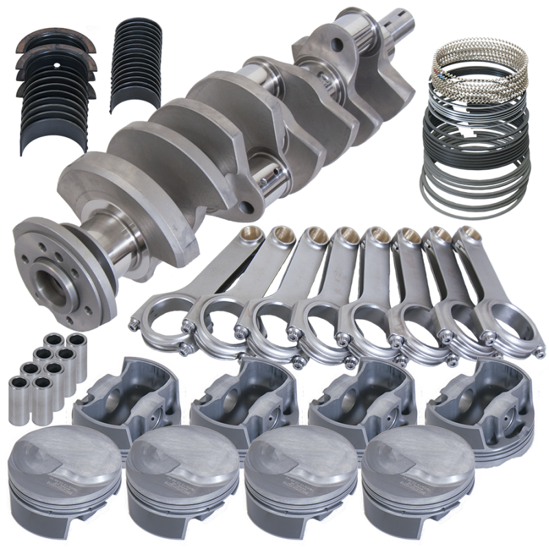 Eagle Chevy 454 4.250in Crank 6.385in H-Beam 18cc Dome 4.320in Pistons Rotating Assembly Rotating Assemblies Eagle