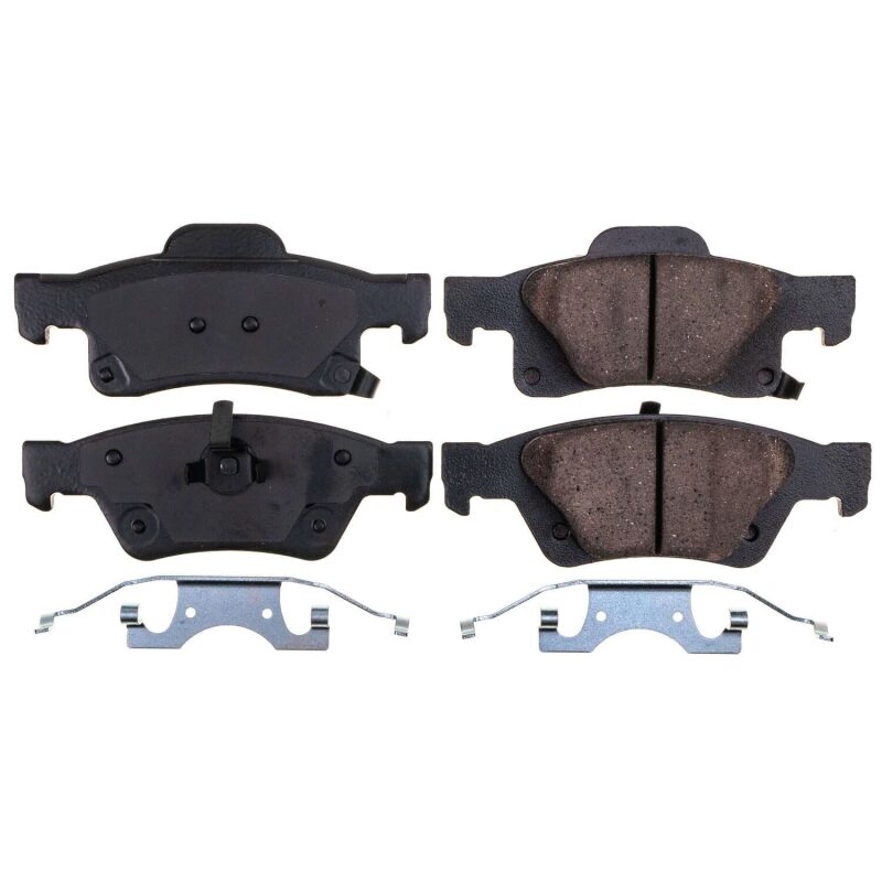 Power Stop 2021 Jeep Grand Cherokee Rear Z17 Evo Ceramic Brake Pads w/Hardware Brake Pads - OE PowerStop