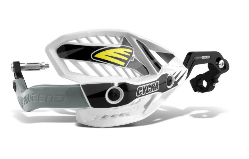 Cycra CRM Ultra 7/8 in. Clamp w/White Shields/Black Covers Hand Guards Cycra