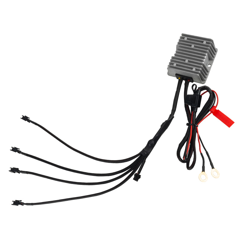 Oracle Ford F250/350 11-16 Dynamic Halo Kit - Square Ring Design - ColorSHIFT - Dynamic Headlights ORACLE Lighting