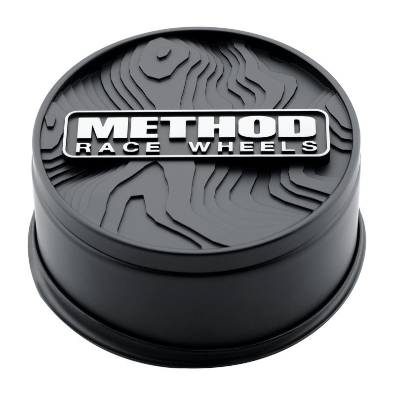Method Cap TOPO - 108mm - Black - Push Thru Wheel Center Caps Method Wheels