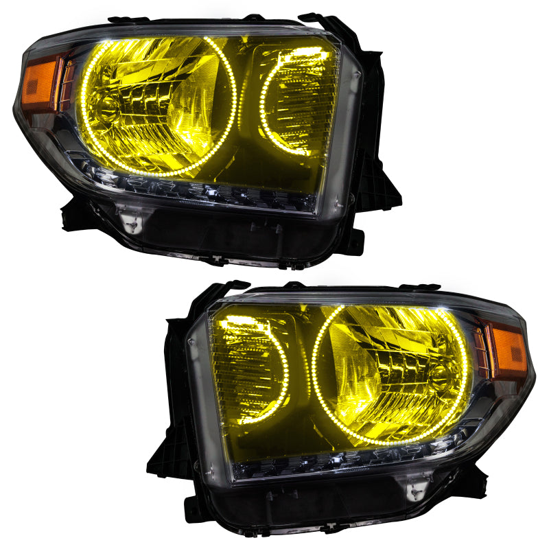 Oracle 14-17 Toyota Tundra SMD HL - Dual Halo Kit - ColorSHIFT w/ BC1 Controller Headlights ORACLE Lighting