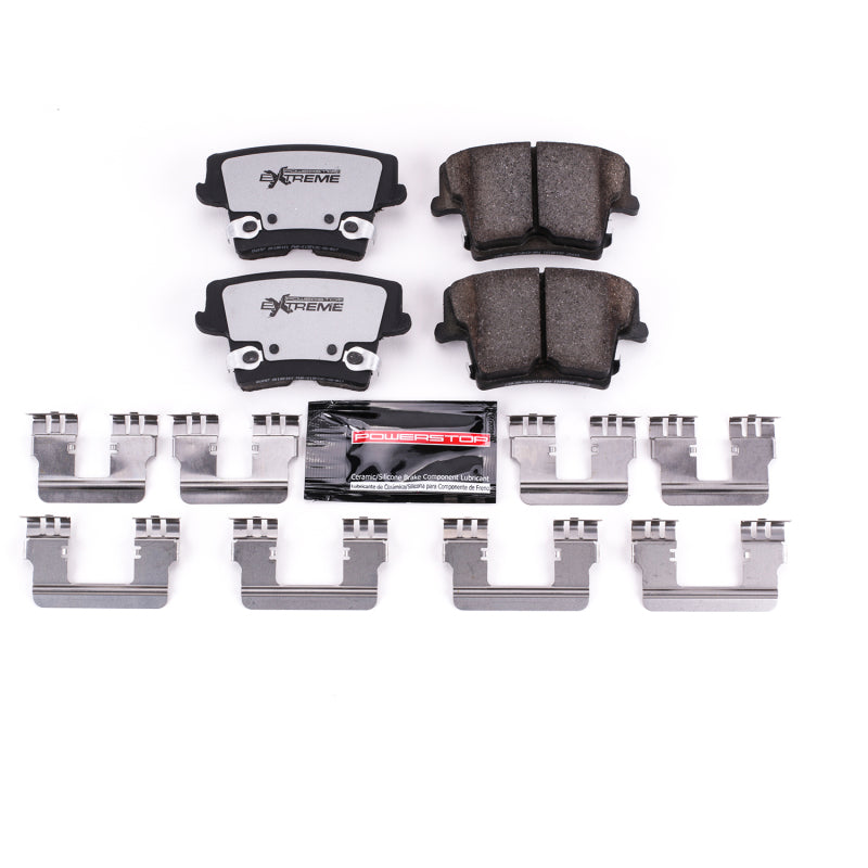 Power Stop 05-19 Chrysler 300 Rear Z26 Extreme Street Brake Pads w/Hardware Brake Pads - Performance PowerStop