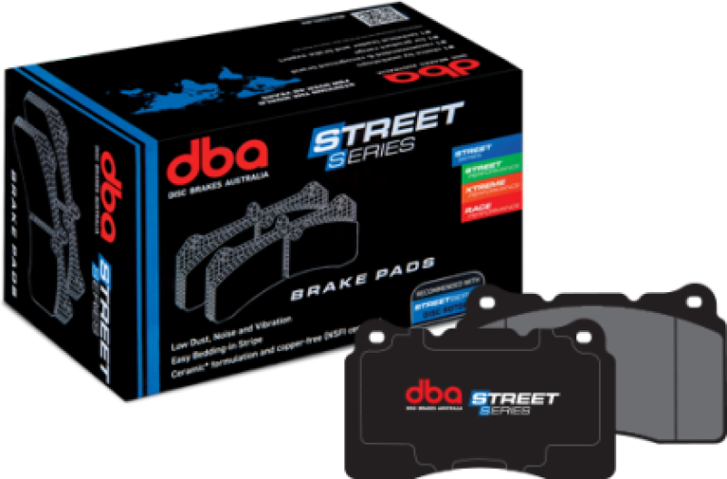 DBA 99-09 Honda S2000 Rear Street Series Brake Pad Set Brake Pads - OE DBA