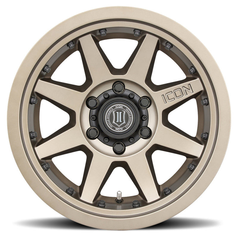 ICON Rebound Pro 17x8.5 5x5 -6mm Offset 4.5in BS 71.5mm Bore Bronze Wheel Wheels - Cast ICON