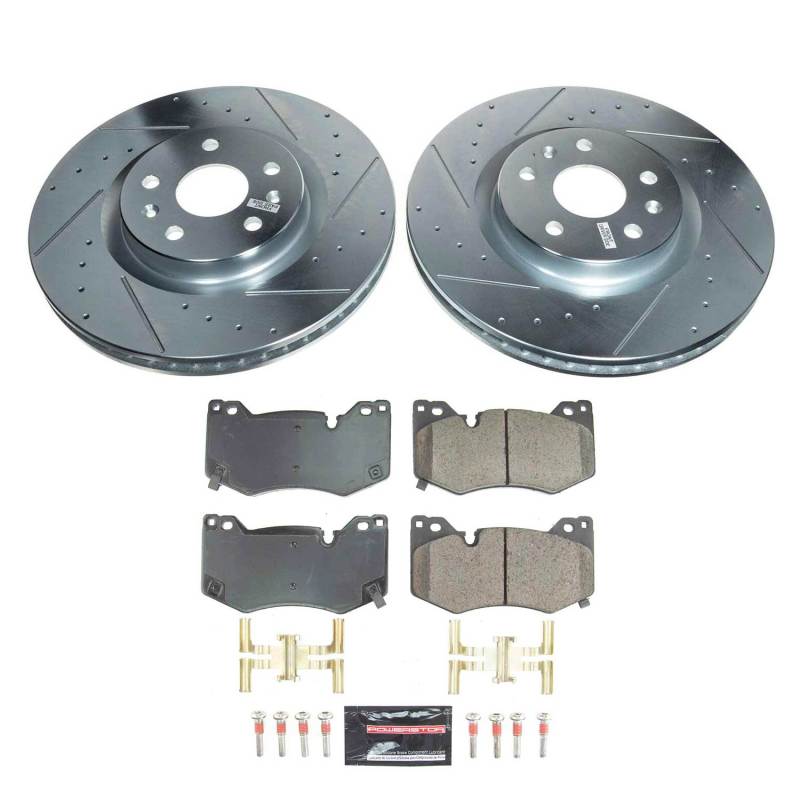 Power Stop 20-21 Chevrolet Corvette Front Z23 Evolution Brake Kit Brake Kits - Performance D&S PowerStop