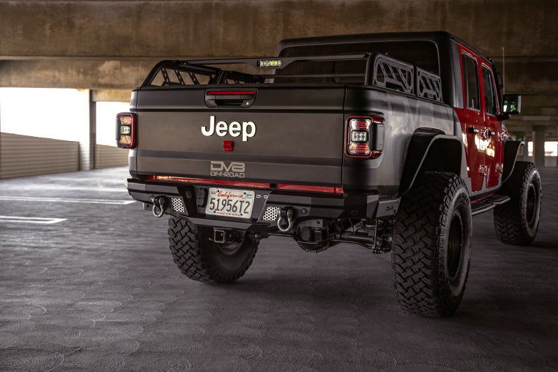 DV8 Offroad 20-23 Jeep Gladiator JT MTO Series Rear Bumper Bumpers - Steel DV8 Offroad