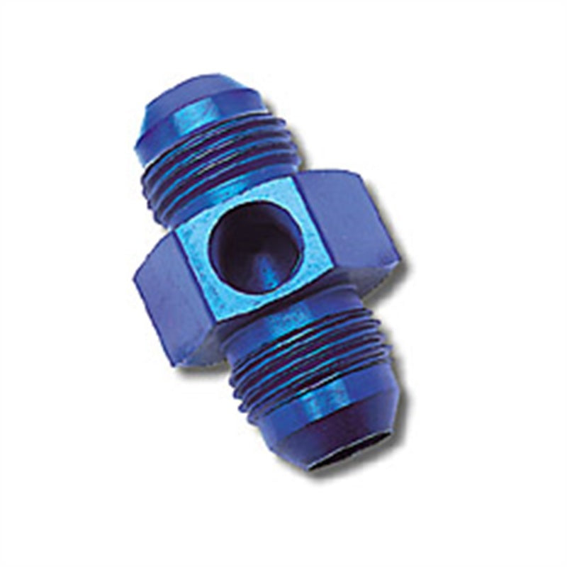Russell Performance -6 AN Fuel Union Pressure Adapter (Blue) Fittings Russell