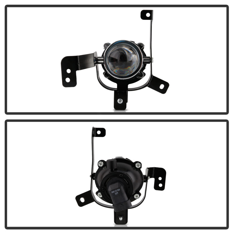 Spyder Kia Picanto 2018-2020 OEM Fog Lights W/Universal Switch - 9006(Included) - Clear Fog Lights SPYDER