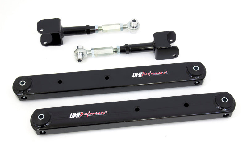 UMI Performance 64-67 GM A-Body Rear Control Arm Kit Fully Boxed Lowers Adjustable Uppers Control Arms UMI Performance