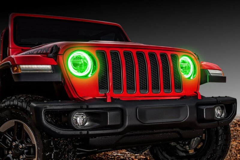 ORACLE Lighting Jeep Wrangler JL/Gladiator JT LED Surface Mount Headlight Halo Kit Fog Lights ORACLE Lighting