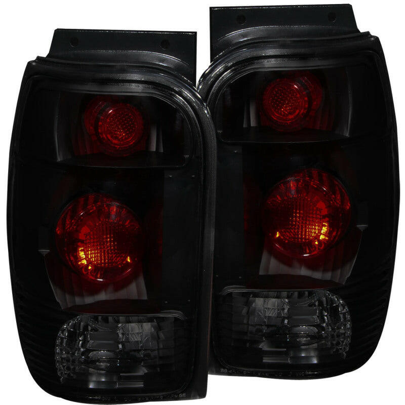 ANZO 1998-2001 Ford Explorer Taillights Dark Smoke Tail Lights ANZO