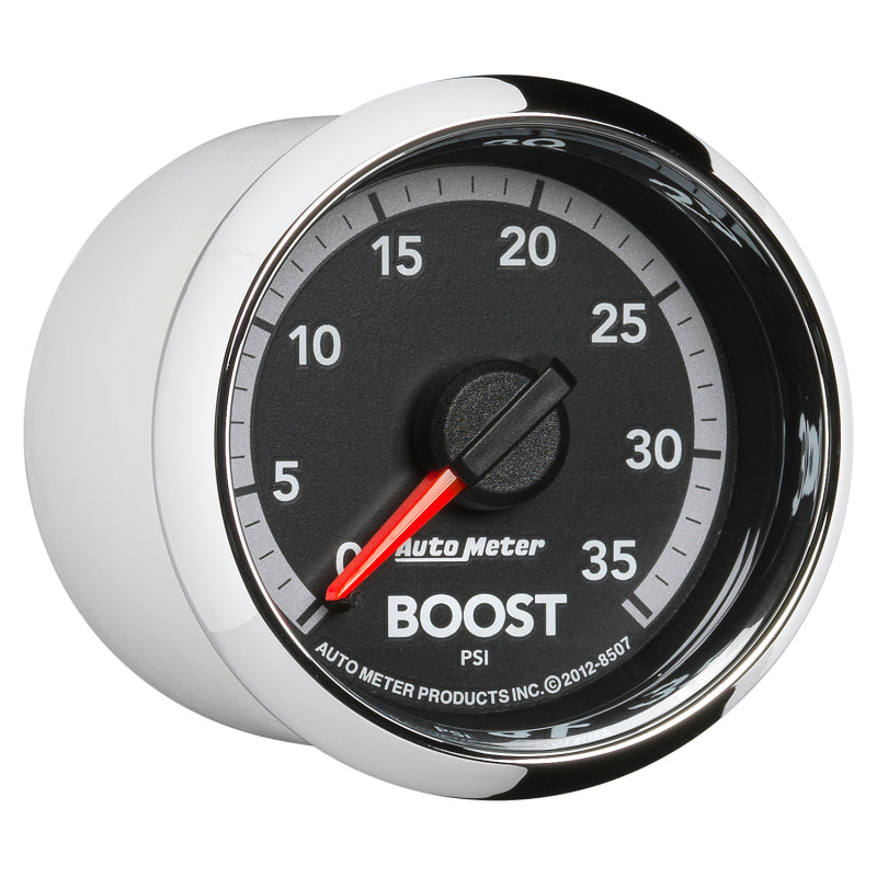 Autometer Gen4 Dodge Factory Match 52.4mm Mechanical 0-35 PSI Boost Gauge Gauges AutoMeter