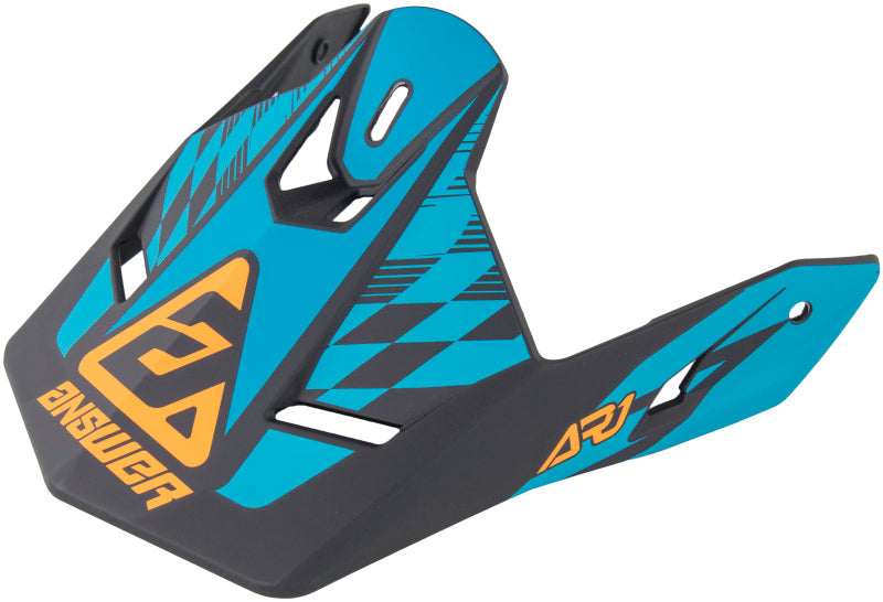 Answer AR1 Sweep Visor Black/Astana/Hyper Orange Helmets and Accessories Answer