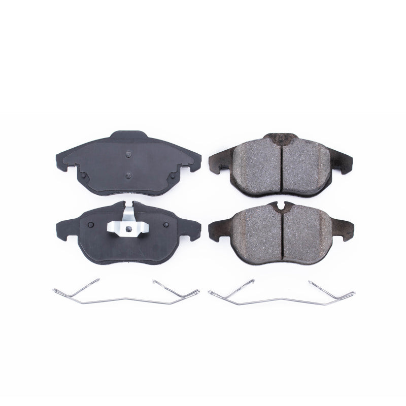 Power Stop 03-05 Saab 9-3 Front Z17 Evolution Ceramic Brake Pads w/Hardware Brake Pads - OE PowerStop