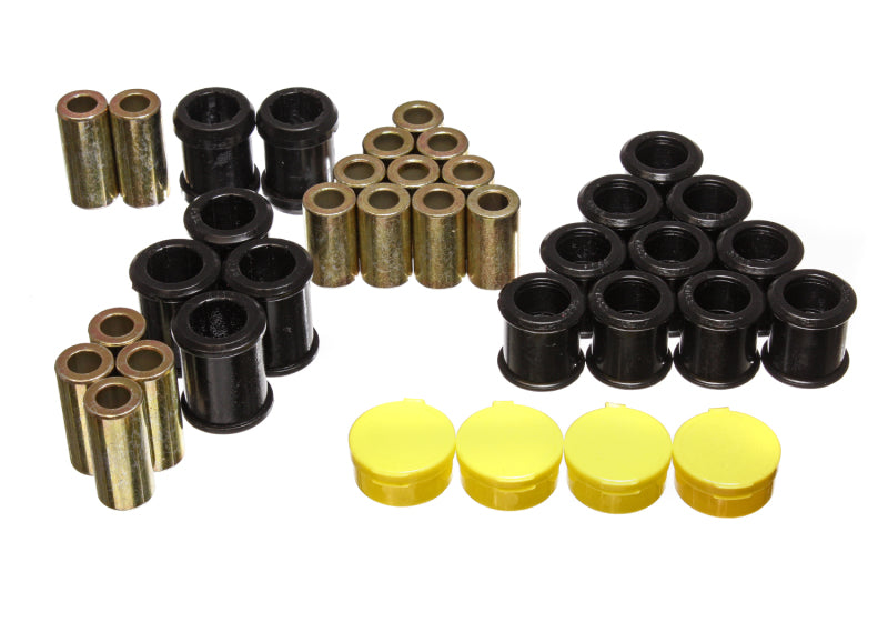 Energy Suspension 95-98 Nissan 240SX (S14) Black Rear Control Arm Bushing Set (Must reuse existing o Bushing Kits Energy Suspension