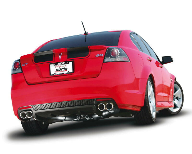 Borla 08-09 Pontiac G8/GT 6.0L 8cyl SS Catback Exhaust w/ X Pipe Catback Borla