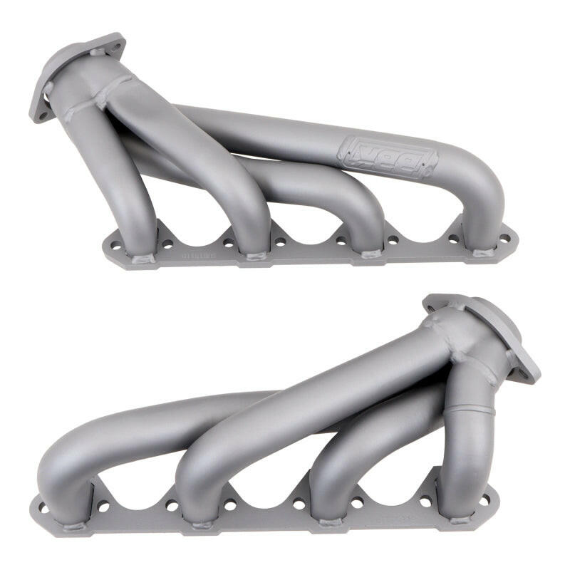 BBK 79-93 Mustang 351 Swap Shorty Unequal Length Exhaust Headers - 1-5/8 Titanium Ceramic Headers & Manifolds BBK