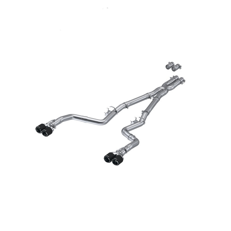 MBRP 15-Up Challenger 5.7 / 17-Up 6.2L/6.4L 3in Race Series Cat-Back w/ Quad Tips T304 Exhaust Catback MBRP