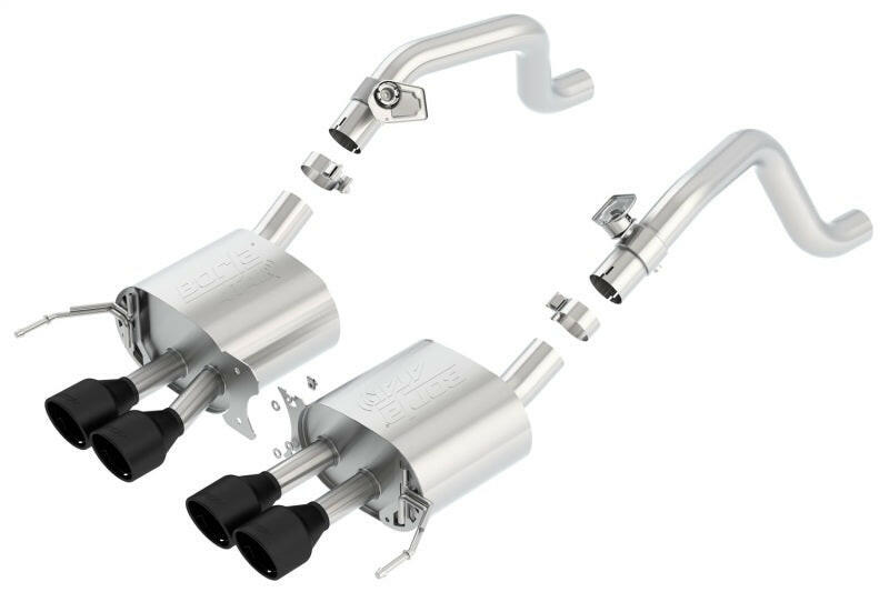 Borla 14-17 C7 Corvette Stingray Axle-Back ATAK Exhaust 2.75in to Muffler Dual 2.0in Out 4.25in Tip Axle Back Borla