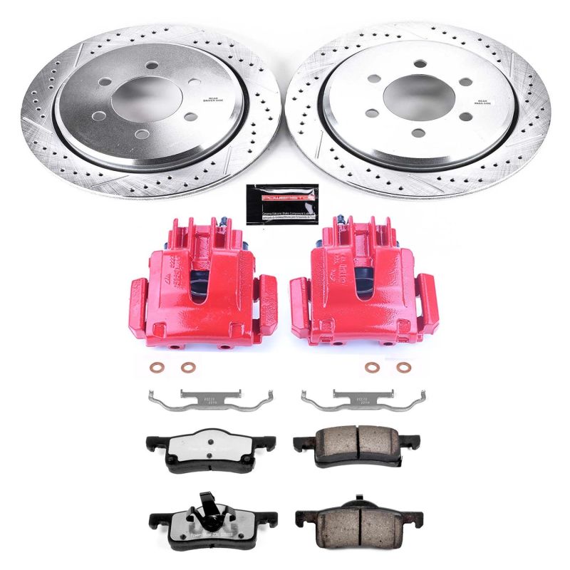 Power Stop 02-06 Ford Expedition Rear Z36 Truck & Tow Brake Kit w/Calipers Brake Kits - Performance D&S PowerStop