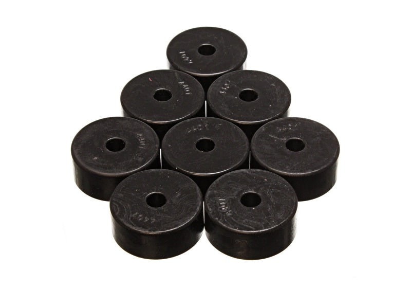 Energy Suspension Pad - Med - 2-1/32in OD x 7/16in ID x 13/16in H - Black Bushing Kits Energy Suspension