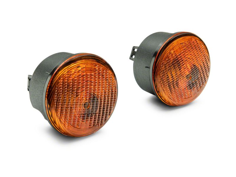 Raxiom 07-18 Jeep Wrangler JK Axial Series Replacement Turn Signal Lamps- Amber Lights Corner Raxiom