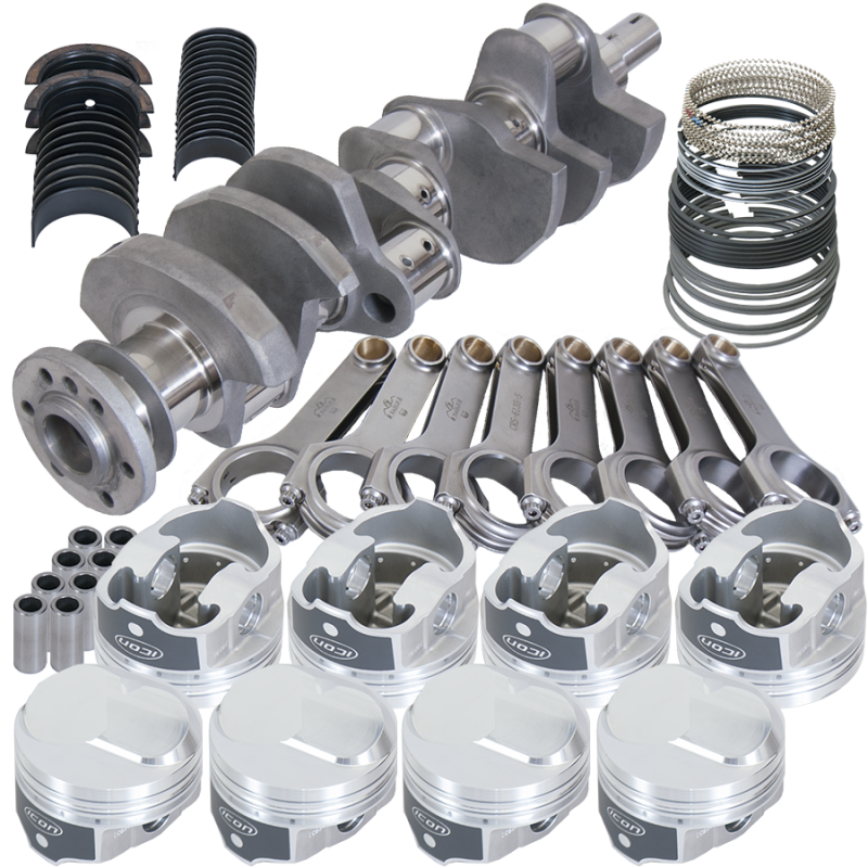 Eagle Chevy 454 4.000in Crank 6.135in H-Beam 43cc Dome 4.280in Pistons Rotating Assembly Rotating Assemblies Eagle