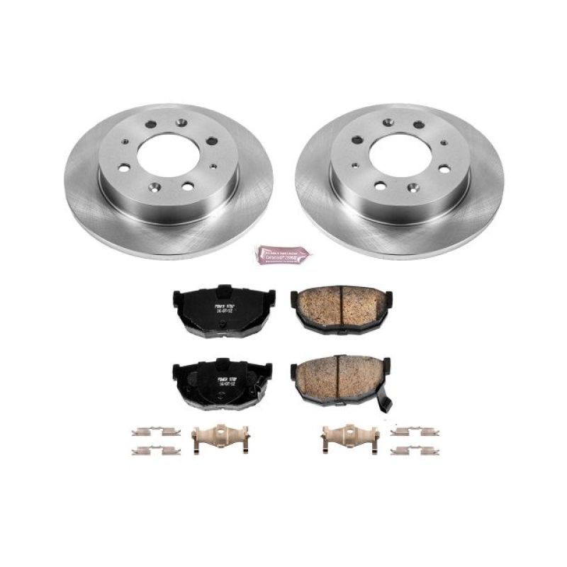 Power Stop 04-09 Kia Spectra Rear Autospecialty Brake Kit Brake Kits - OE PowerStop