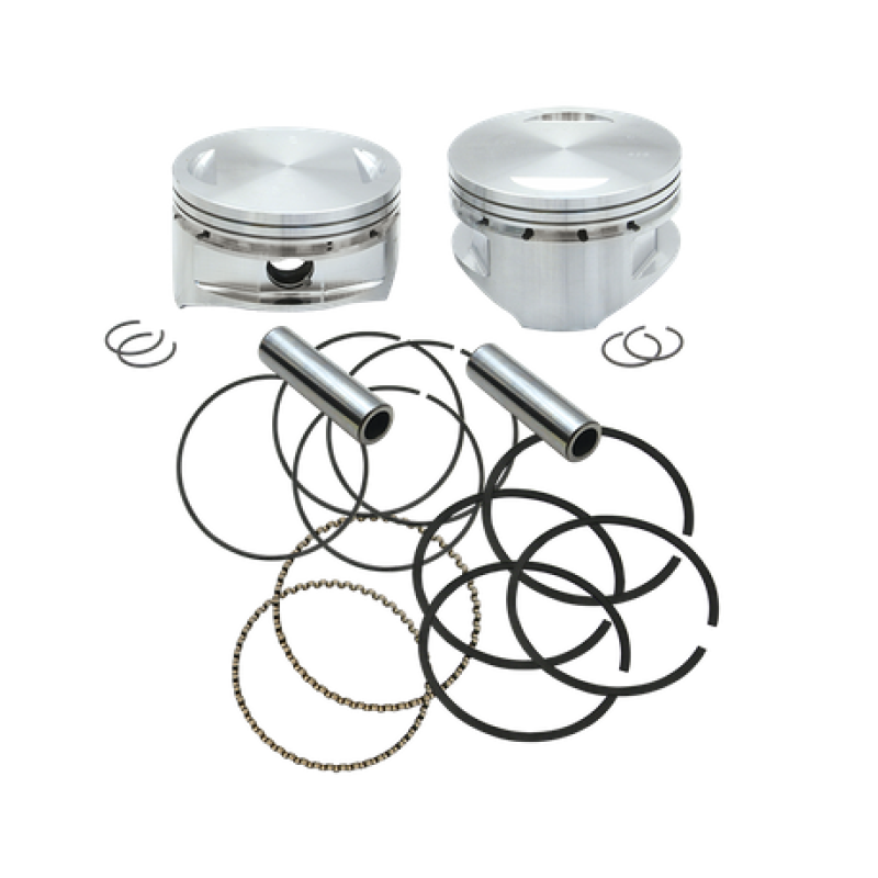 S&S Cycle 86-03 XL 4in x 4-5/8in Piston Set - .020in Piston Sets - Powersports S&S Cycle