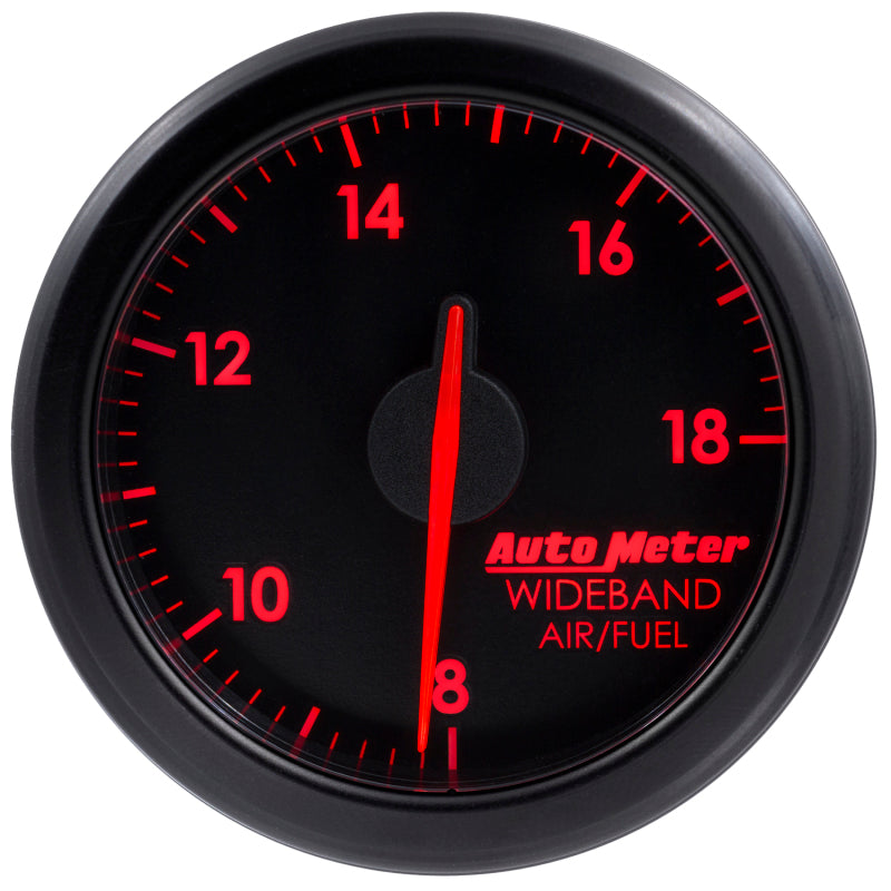 Autometer Airdrive 2-1/6in Wideband Air / Fuel Gauge 10:1-17:1 ARF Range - Black Gauges AutoMeter