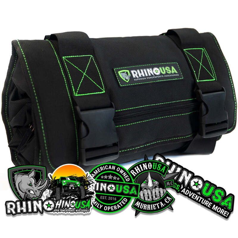 Rhino USA Heavy Duty Off-Road Tool Bag/Roll Black Tool Storage Rhino USA