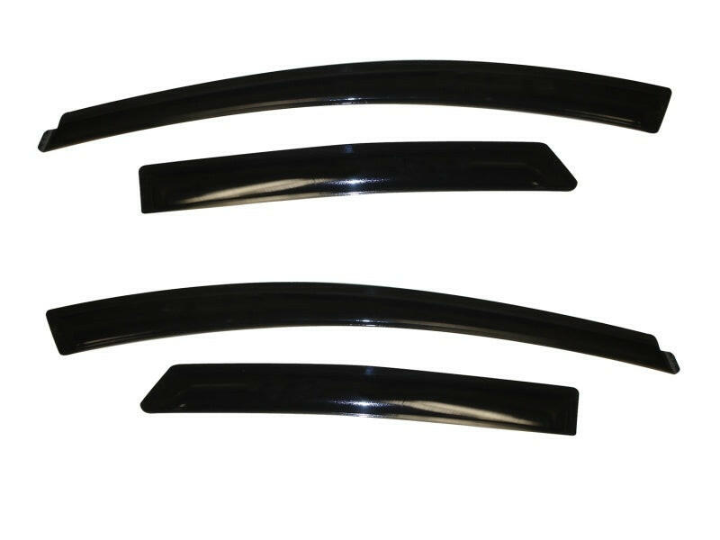 AVS 12-18 Ford Focus Ventvisor Outside Mount Window Deflectors 4pc - Smoke Wind Deflectors AVS