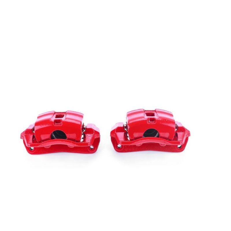 Power Stop 98-02 Mazda 626 Front Red Calipers w/Brackets - Pair Brake Calipers - Perf PowerStop