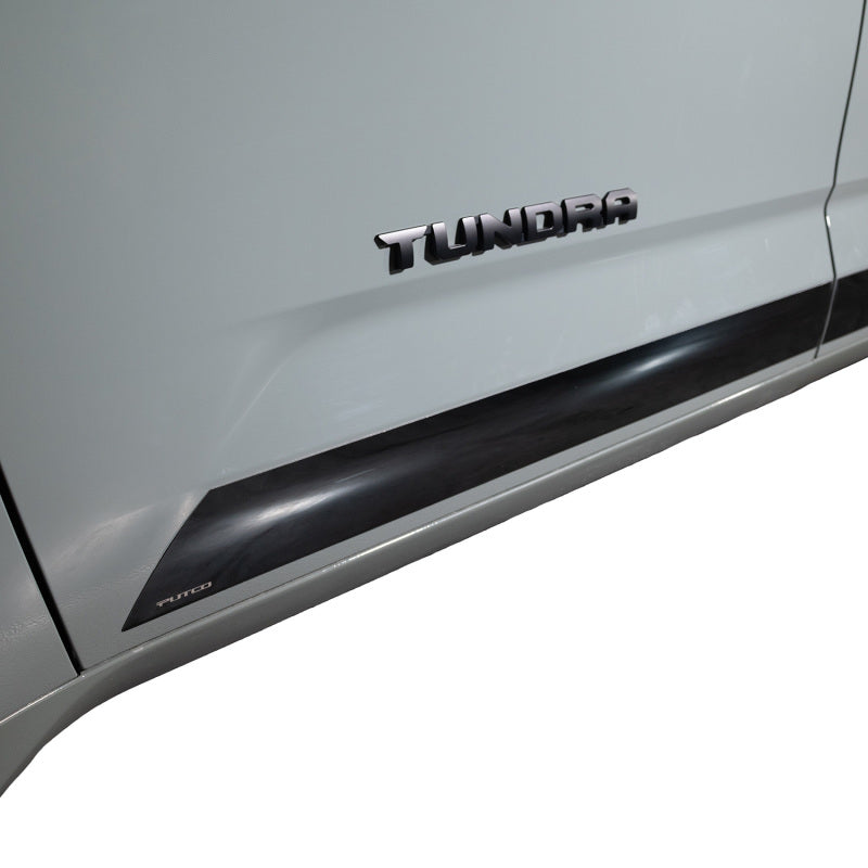 Putco 22-24 Toyota Tundra CrewMax (4.5in Tall 5 Pcs) Black Platinum Rocker Panels Body Armor & Rock Rails Putco